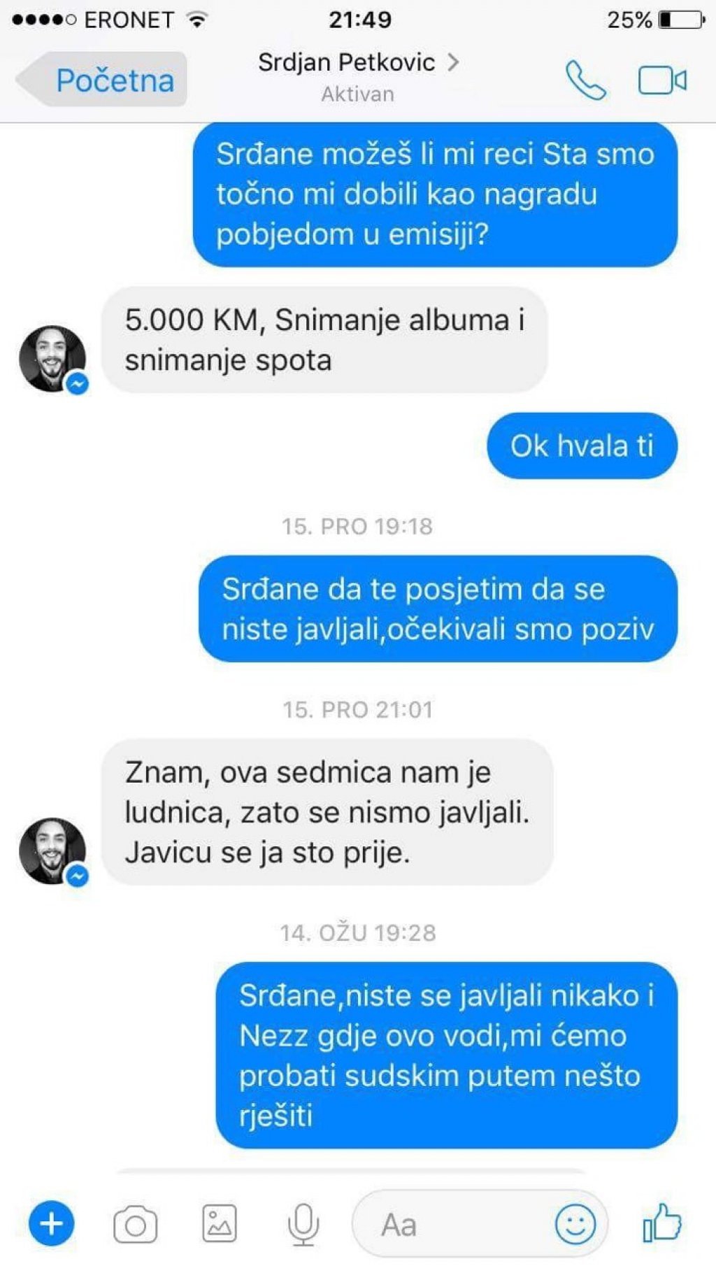 Kako je tzv. BHRT prevarila grupu “Sirius” – obećali 5 tisuća KM, snimanje albuma i spota