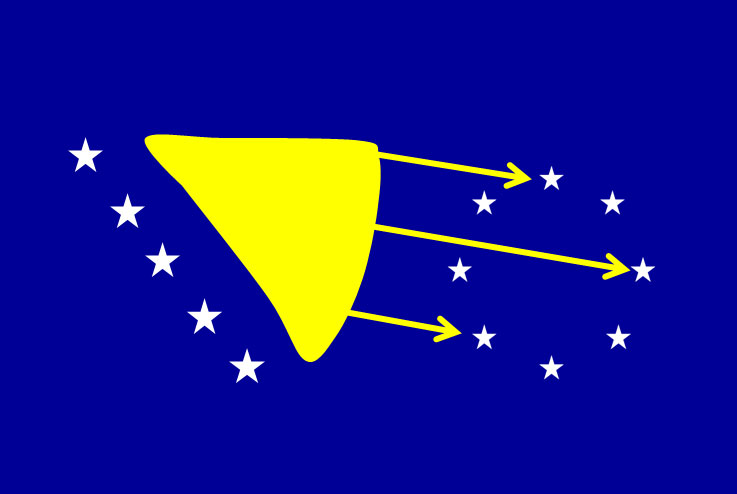 Tko najbolje posloži plavu pozadinu, žuti trokut i neodređeni broj bijelih zvjezdica osvaja 5.000,00 KM