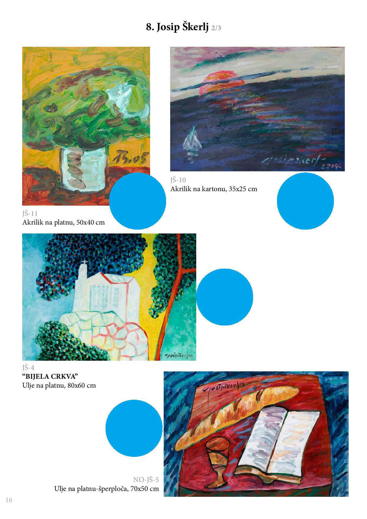 Aukcija umjetničkih slika nastalih na likovnoj koloniji fra Didak Buntić od 2004. do 2016. godine