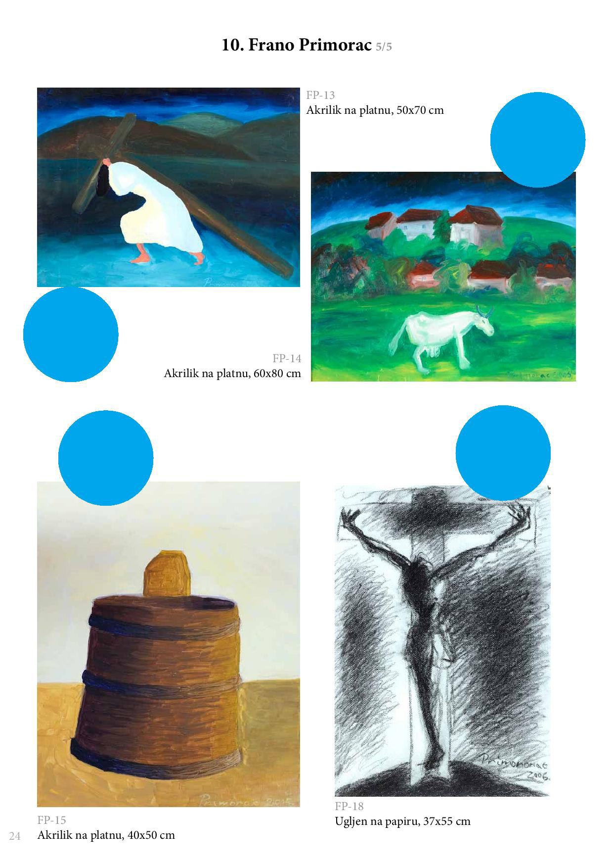 Aukcija umjetničkih slika nastalih na likovnoj koloniji fra Didak Buntić od 2004. do 2016. godine