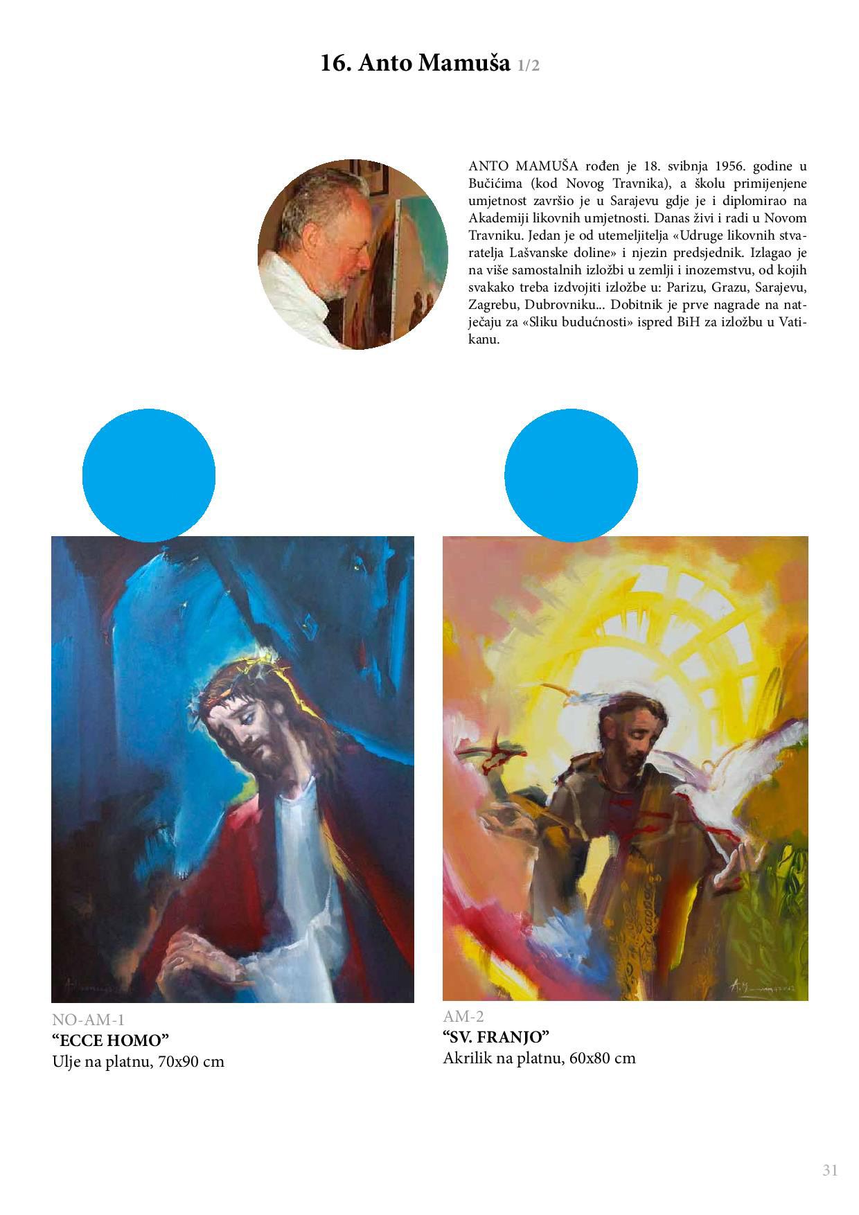 Aukcija umjetničkih slika nastalih na likovnoj koloniji fra Didak Buntić od 2004. do 2016. godine