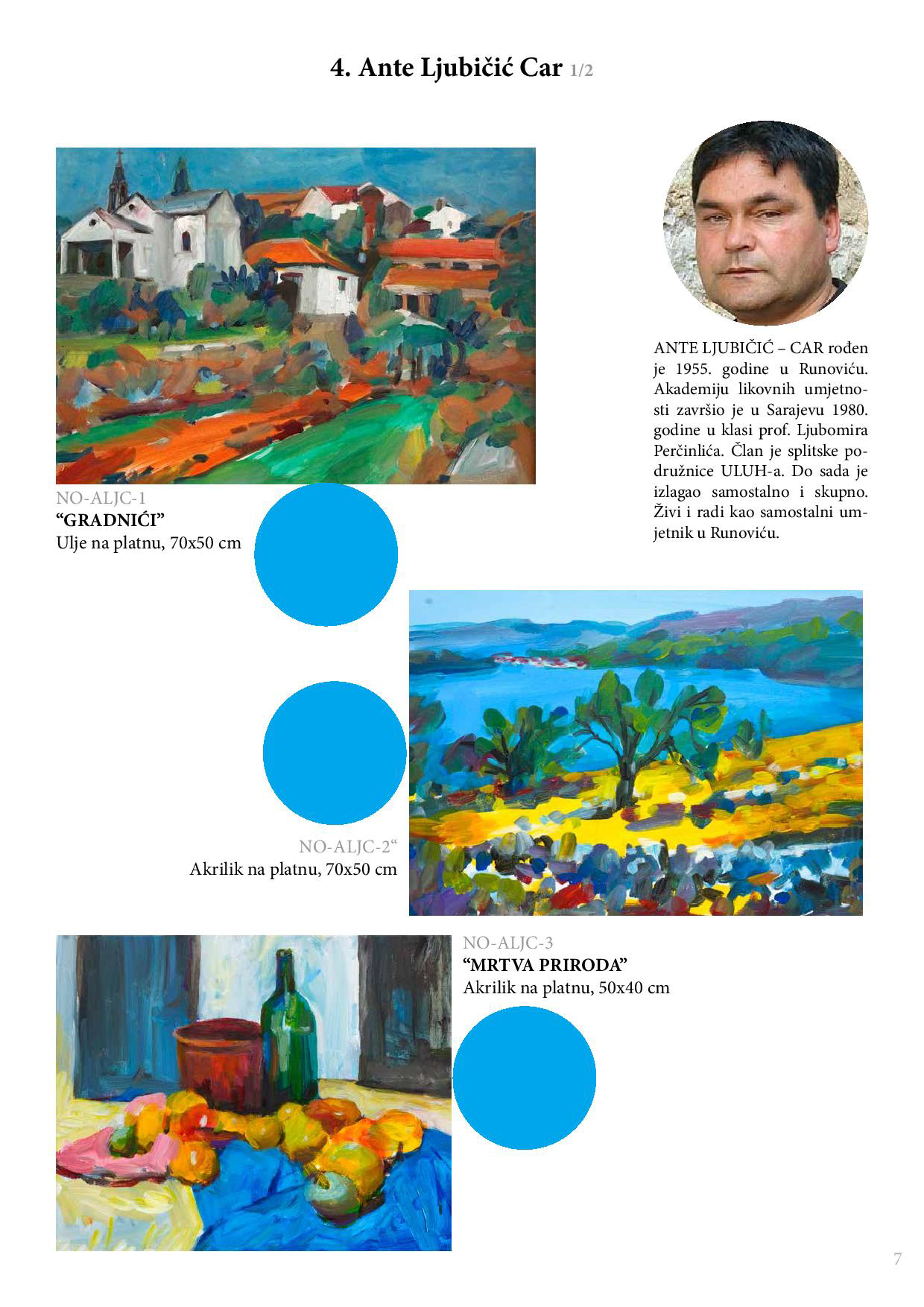 Aukcija umjetničkih slika nastalih na likovnoj koloniji fra Didak Buntić od 2004. do 2016. godine