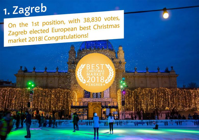 Zagreb treći put zaredom ima najbolji Advent u Europi!