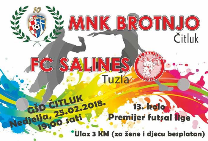 SVI U DVORANU Večeras Brotnjo dočekuje Salines iz Tuzle