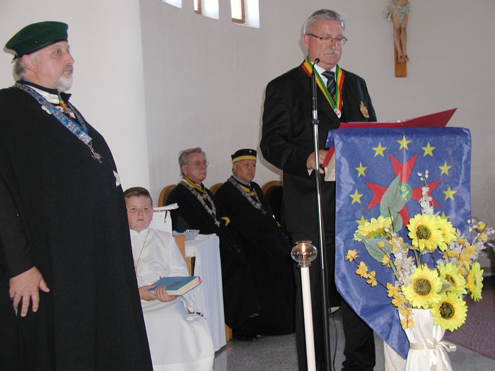 FOTO: Župa Gradnići bila domaćin članovima Senata Europskog vinskog viteškog reda
