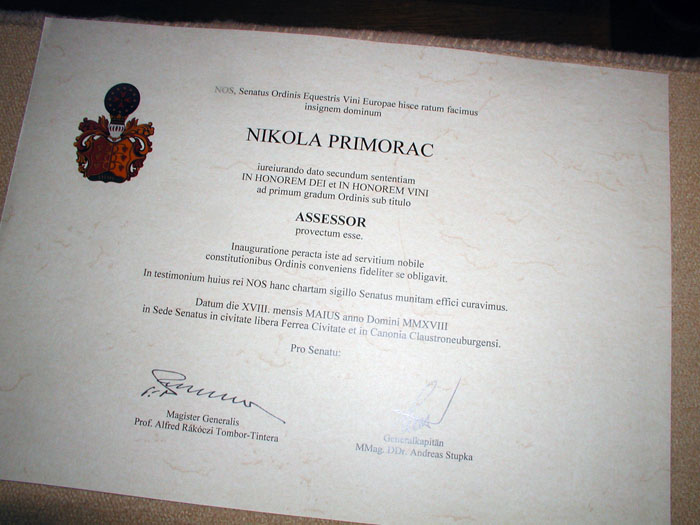 FOTO: Župa Gradnići bila domaćin članovima Senata Europskog vinskog viteškog reda