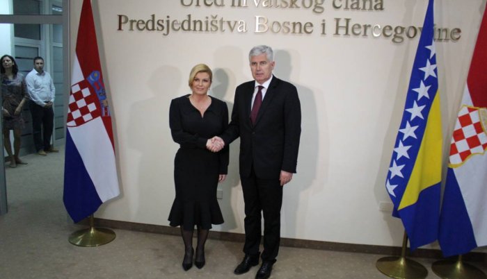 U Mostaru se sastali Čović i Grabar-Kitarović