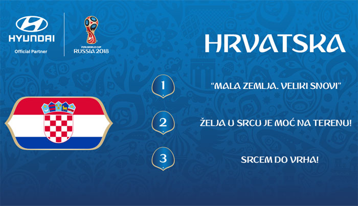 Glasuj za slogan hrvatske reprezentacije na SP-u u Rusiji!