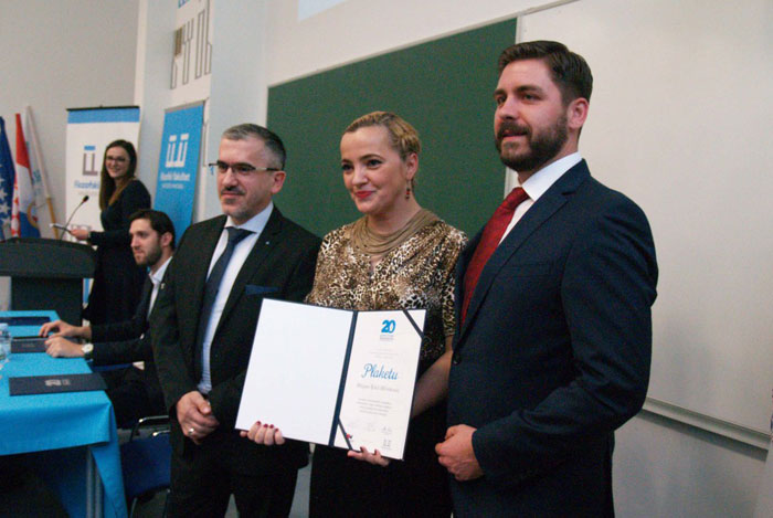 Priznanje za doprinos profesiji uručeno Misijani Brkić-Milinković