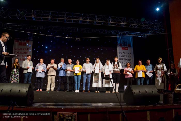 FOTO: Održana državna smotra izvornog folklora Hrvata u BiH