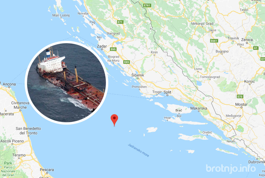 HAVARIJA NA JADRANU Tone turski tanker!