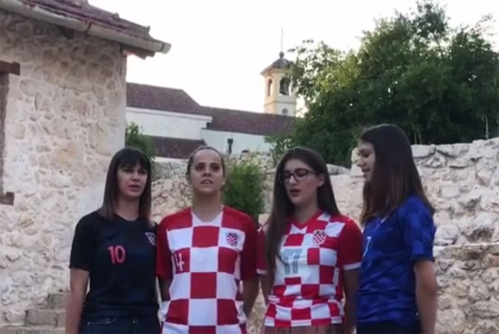 Podrška Vatrenima protiv Rusije stiže iz HKUD-a Didak Gradnići