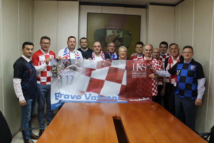 BRAVO VATRENI Klub izaslanika u Domu naroda uputio čestitku Hrvatskoj nogometnoj reprezentaciji