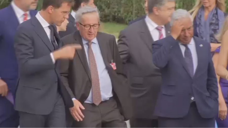 VIDEO Na summitu NATO-a Juncker bio „pijan k’o majka“