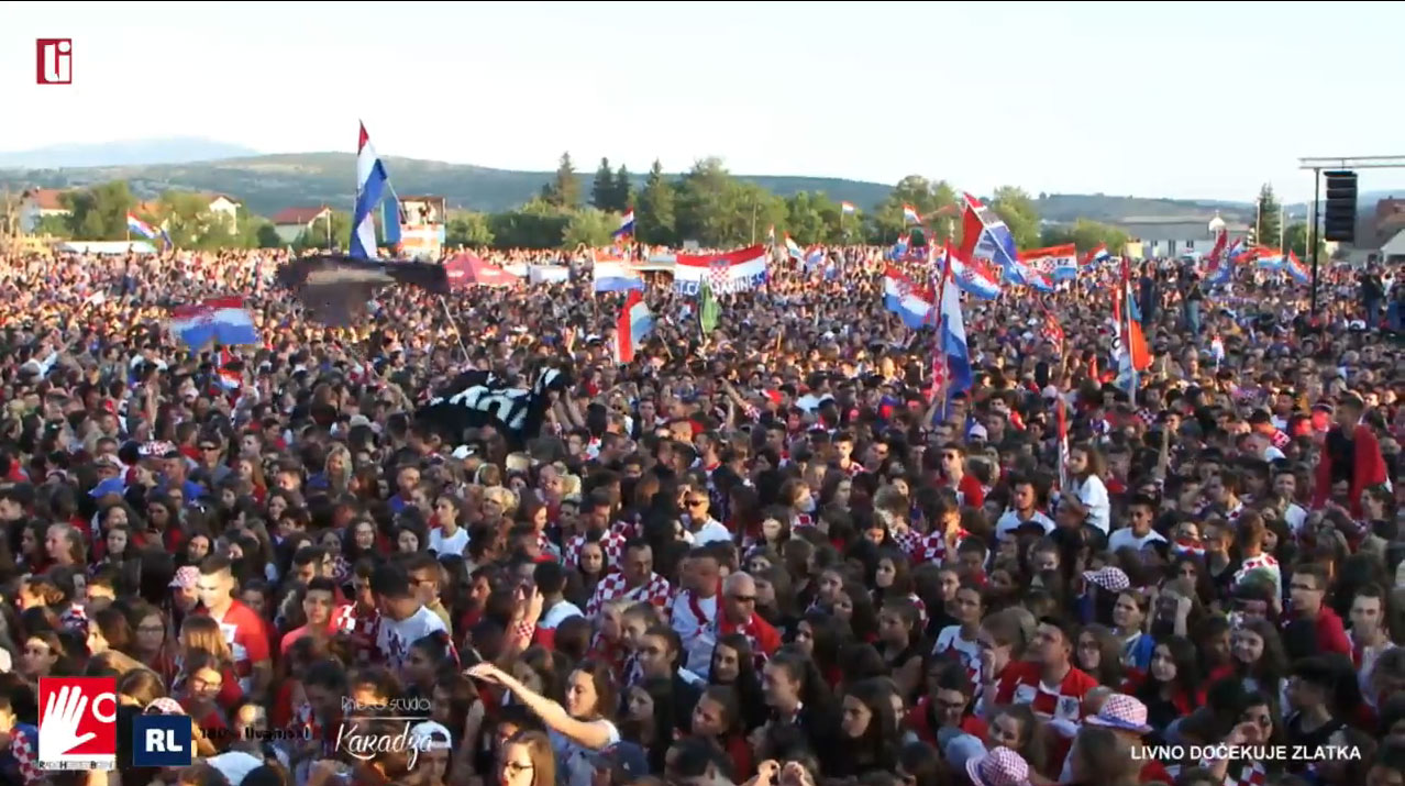 UŽIVO IZ LIVNA Pratite doček Zlatka Dalića