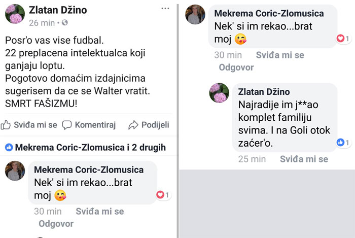 Vozač ministra financija HNŽ i tajnica najrađe bi Hrvatima j***** mater te ih poslali na Goli otok