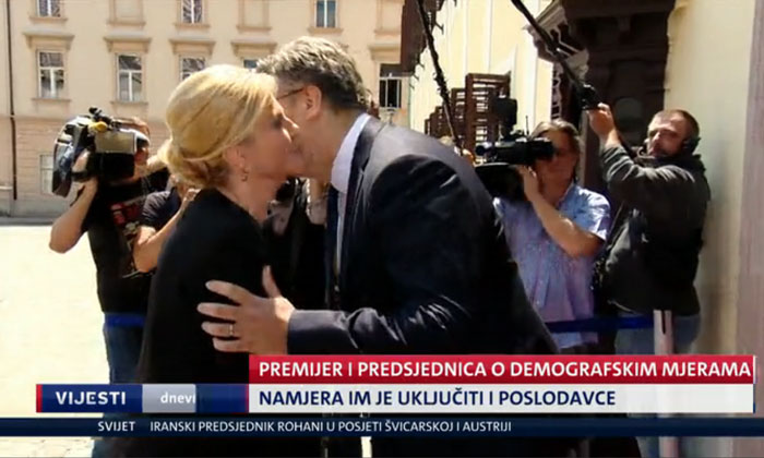 Srdačan susret predsjednice i premijera: Vlada će podržati niz aktivnosti koje je predložila Grabar-Kitarović