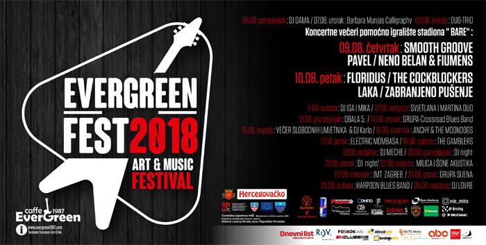 Evergreen Fest počinje u ponedjeljak, organizatori su pripremili 20 dana odličnog programa