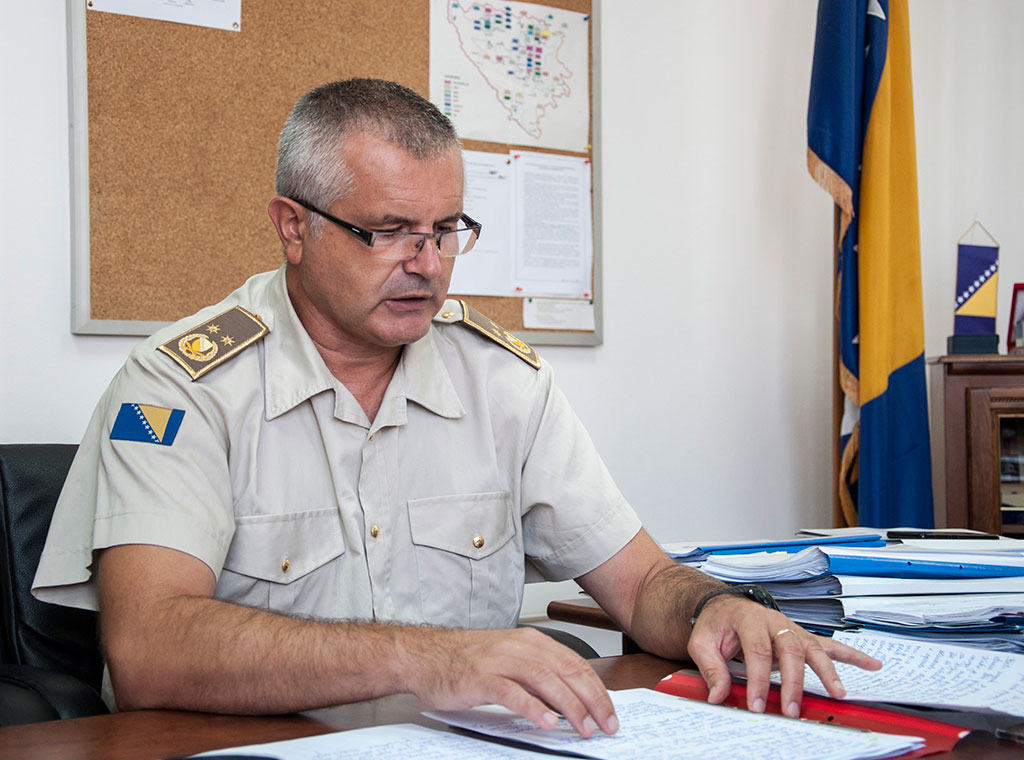 General Ivica Jerkić govori o prijemu vojnika iz reda hrvatskog naroda u Oružane snage BiH