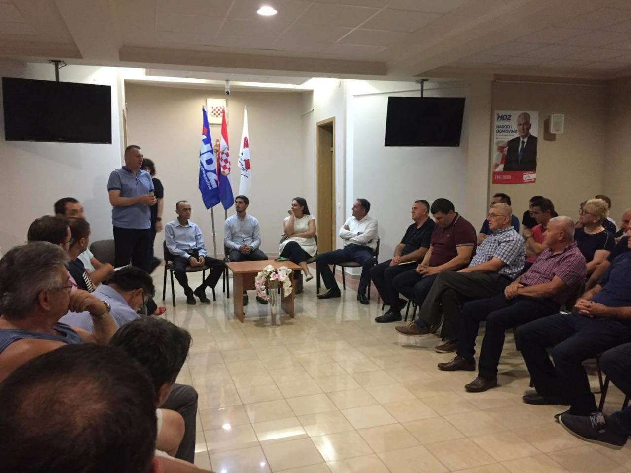 FOTO: Održan predizborni skup HDZ-a BiH u Biletić Polju