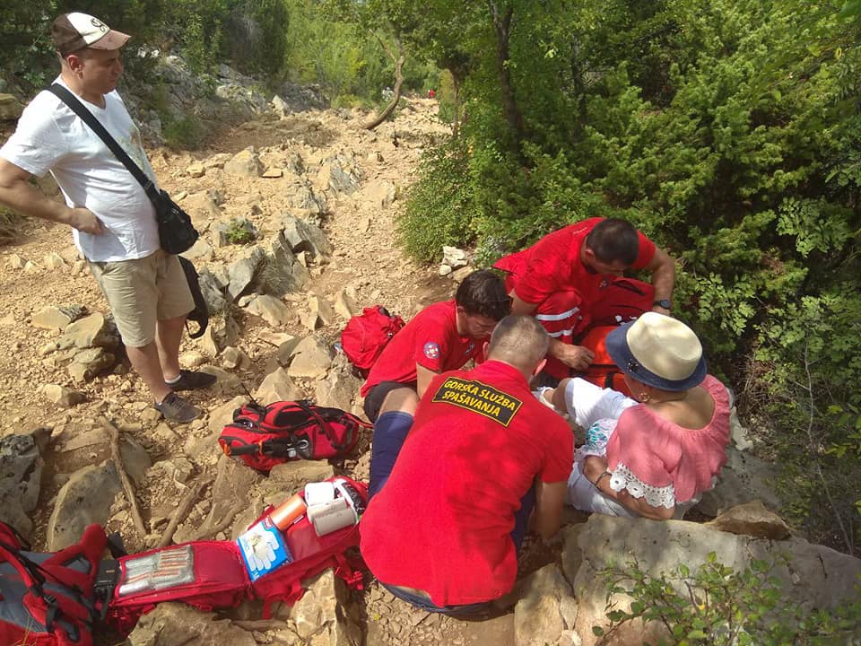 Još jedna uspješna akcija HGSS-a u Međugorju: S Križevca spasili ozlijeđenu državljanku Rumunjske
