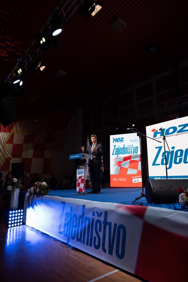 FOTO: Čović i Plenković iz Mostara najavili pobjedu: Podrška legitimnom predstavljanju i europskom putu BiH