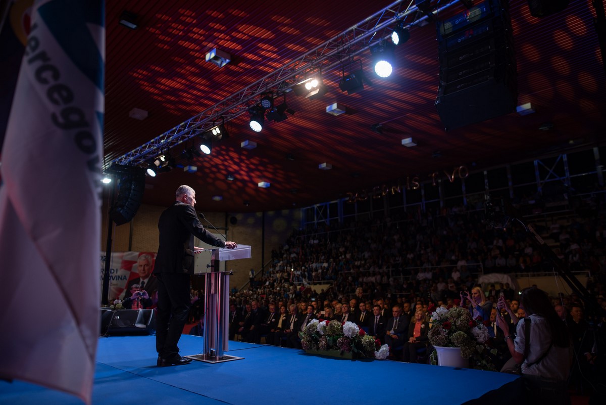 FOTO: Čović i Plenković iz Mostara najavili pobjedu: Podrška legitimnom predstavljanju i europskom putu BiH