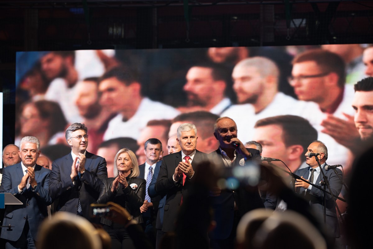 FOTO: Čović i Plenković iz Mostara najavili pobjedu: Podrška legitimnom predstavljanju i europskom putu BiH