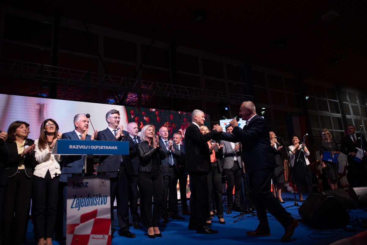 FOTO: Čović i Plenković iz Mostara najavili pobjedu: Podrška legitimnom predstavljanju i europskom putu BiH