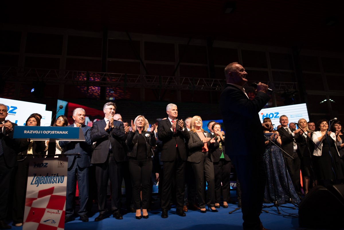 FOTO: Čović i Plenković iz Mostara najavili pobjedu: Podrška legitimnom predstavljanju i europskom putu BiH