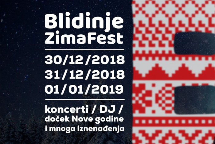 Blidinje Zima Fest organizira doček Nove 2019. godine na otvorenom