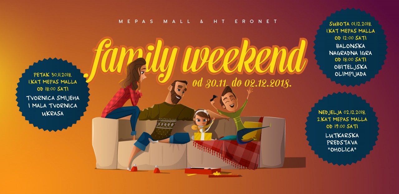 Family Weekend uz HT ERONET u Mepas Mall-u