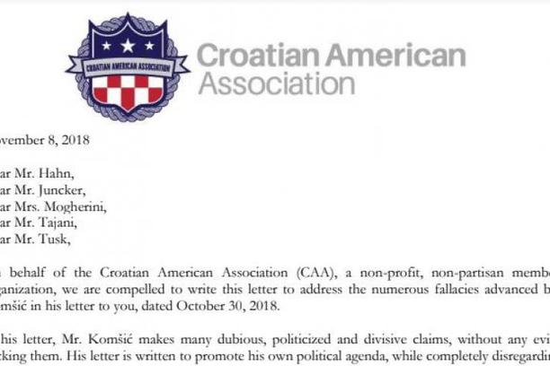 Američki hrvati pisali institucijama EU: Komšić ne može zastupati Hrvate uz BiH, nema nikakav legitimitet