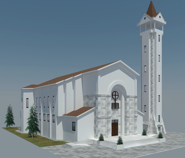 FOTO: U Čitluku niče velebno crkveno zdanje, blagoslov kamena temeljca u nedjelju 25. studenoga