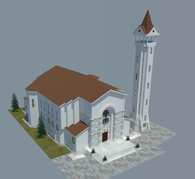 FOTO: U Čitluku niče velebno crkveno zdanje, blagoslov kamena temeljca u nedjelju 25. studenoga