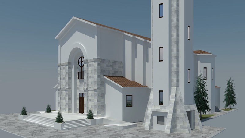 FOTO: U Čitluku niče velebno crkveno zdanje, blagoslov kamena temeljca u nedjelju 25. studenoga