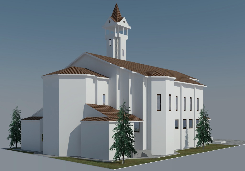 FOTO: U Čitluku niče velebno crkveno zdanje, blagoslov kamena temeljca u nedjelju 25. studenoga