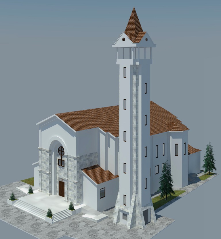 FOTO: U Čitluku niče velebno crkveno zdanje, blagoslov kamena temeljca u nedjelju 25. studenoga