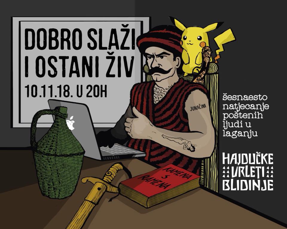 Večeras u Hajdučkim vrletima manifestacija “Dobro slaži i ostani živ”
