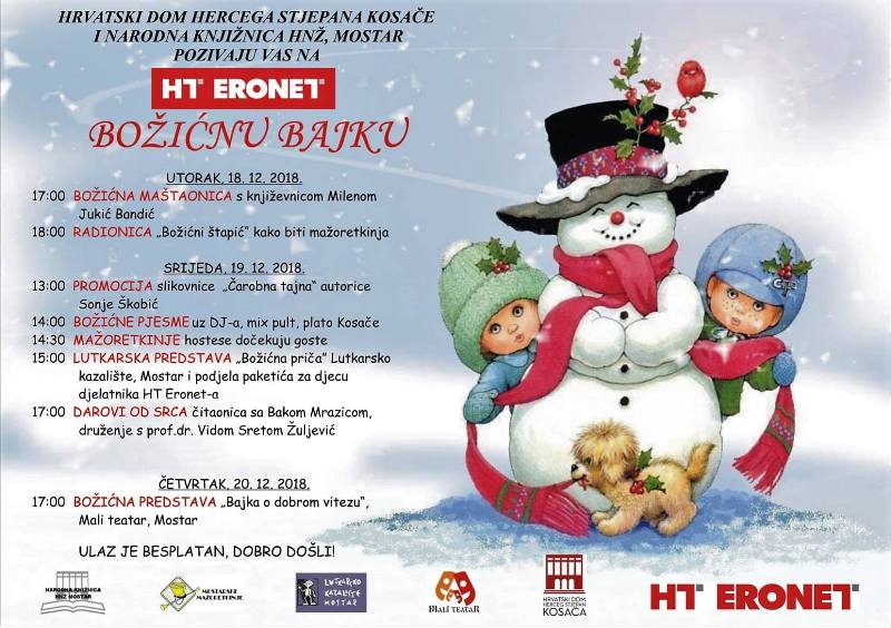 USUSRET BLAGDANIMA Sve spremno za HT Eronet Božićnu bajku