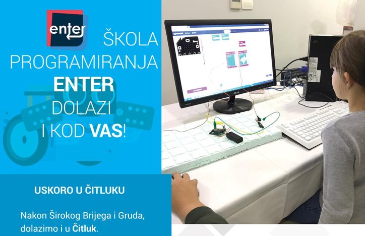 Škola Programiranja Enter dolazi u Čitluk