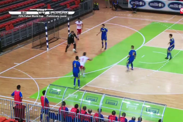 VIDEO: Vratar Stanislav Galić zabio gol Švicarskoj