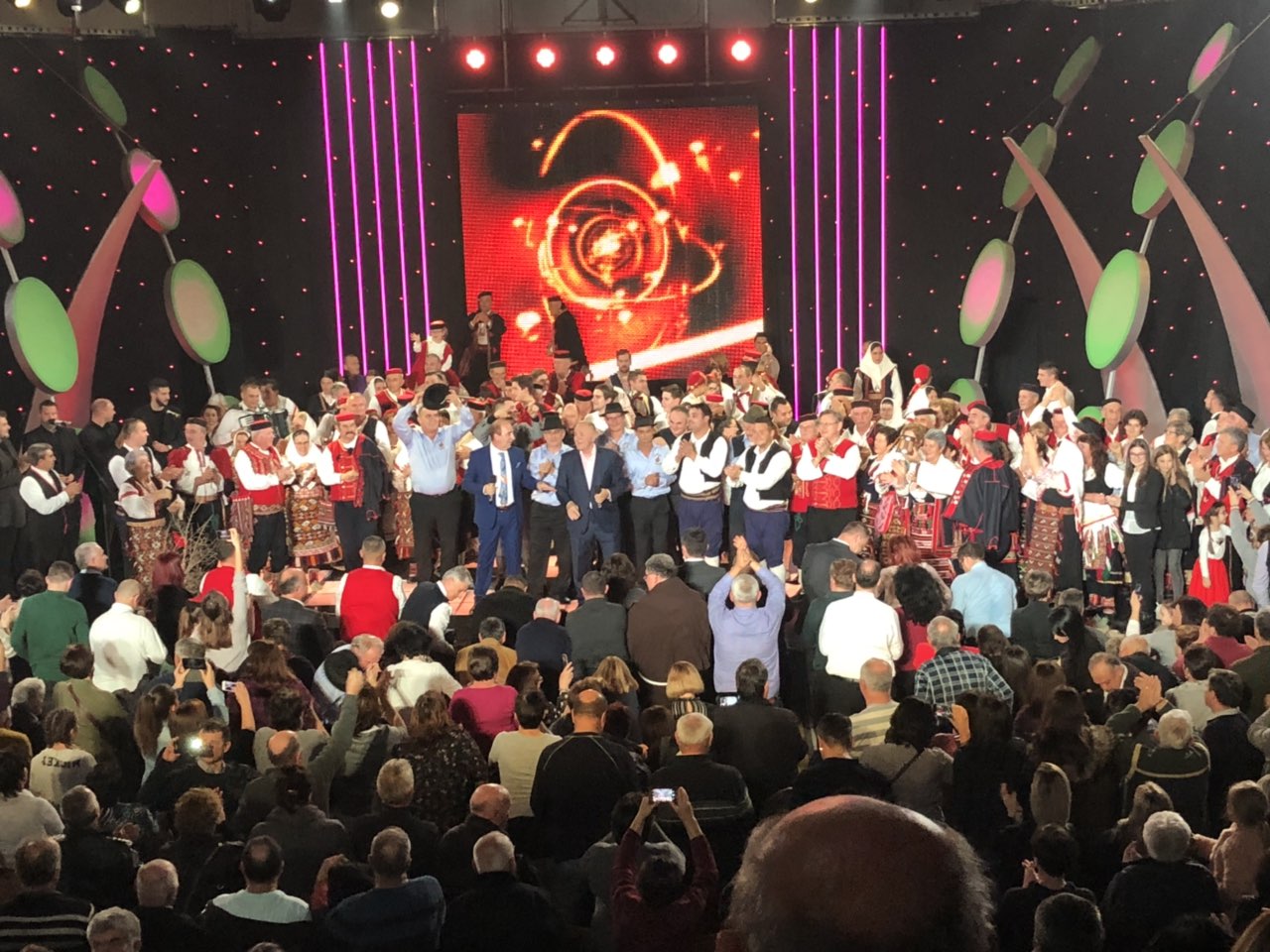 FOTO: HKUD sv. Marko Vionica na snimanju “Lijepom našom” u Benkovcu