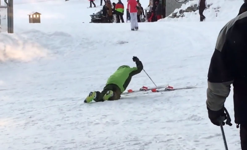 VIDEO: Alkohol i skijanje ne idu zajedno!