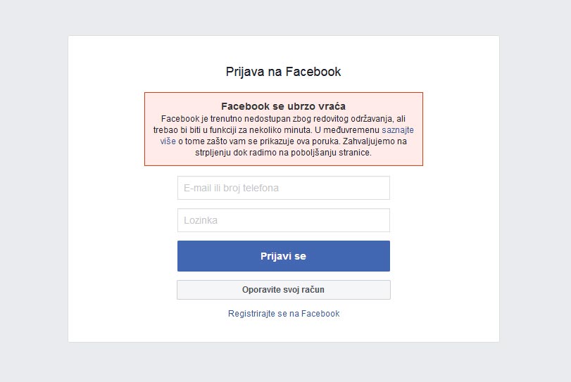 Pali Facebook i Instagram, milijuni korisnika ne mogu pristupiti mrežama