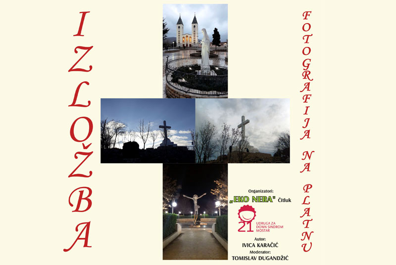 Sutra uz Mostaru otvorenje izložbe fotografija na platnu autora Ivice Karačića