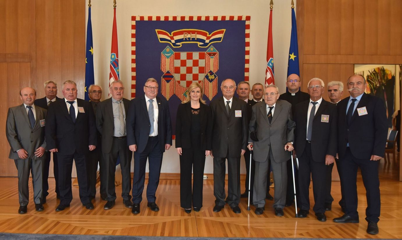 Predsjednica primila izaslanstvo Počasnog bleiburškog voda