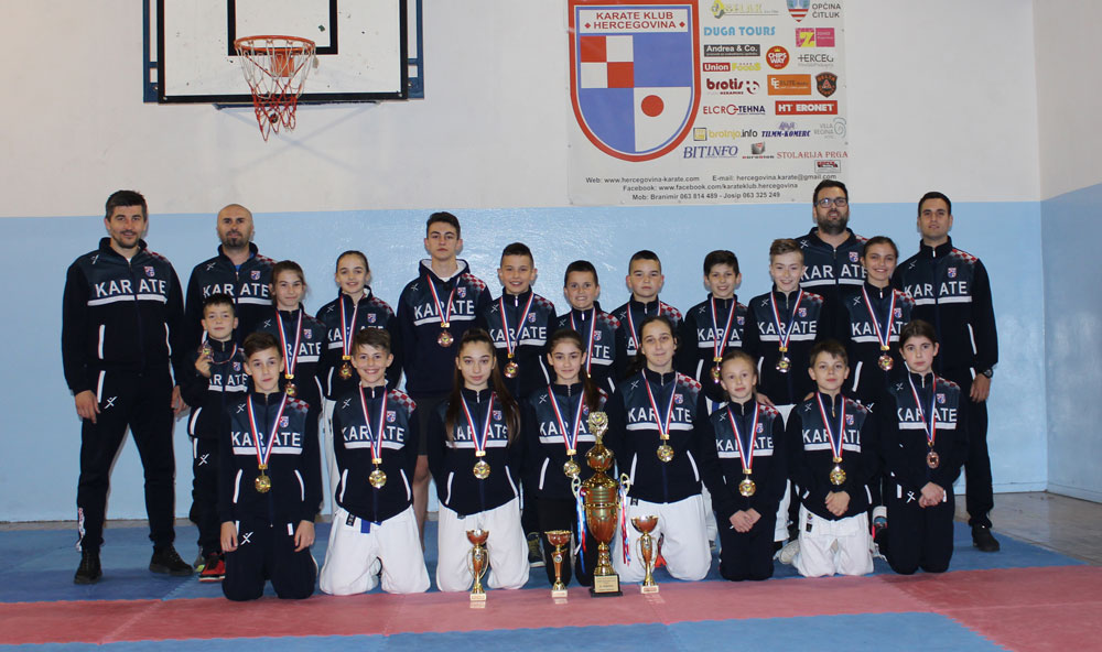 Odličan nastup u Mostaru za Karate klub Brotnjo-Hercegovina
