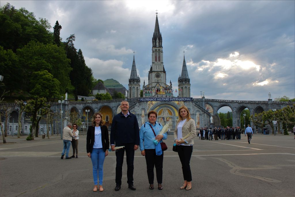 General-bojnik Ivica Jerkić na vojno-redarstvenom hodočašću u Lourdesu