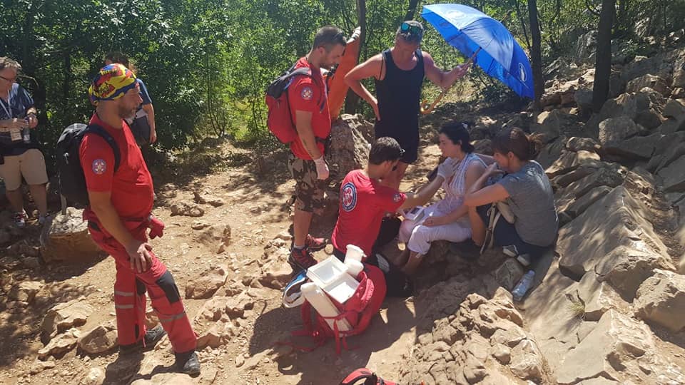HGSS intervenirao na Križevcu: Irkinja na vrhu brda ostala bez svijesti